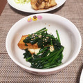 xちぐらx's cooksnap of when they made 揚げ豆腐とほうれんそうのナムル風.