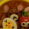 ちぃーchan☆'s cooksnap of when they made キャラ弁☆ミートボールでリラックマ.