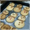 魔女のステッキ's cooksnap of when they made クリスマスにHMで簡単♡雪だるまクッキー.