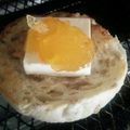 ともちゃん（＾０＾）'s cooksnap of when they made クリームチーズとマーマレードのせ食パン♪.