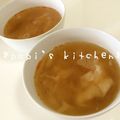 papikun's cooksnap of when they made 餃子の皮リメイク！ワンタンスープ.