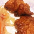 野暮な学生's cooksnap of when they made 揚げない！簡単☆鶏胸肉でチキン南蛮☆.