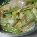 CoffeeCoco's cooksnap of when they made 白菜とチンゲン菜のつゆだく卵とじ.