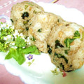 アグマグ's cooksnap of when they made 大根の葉とわかめの揚げ玉ご飯.