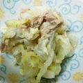 あちちょ's cooksnap of when they made 白菜と大根のツナサラダ.