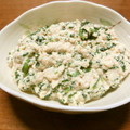 チーム預金's cooksnap of when they made 春菊の簡単白和え.