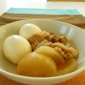 ちょこ０１７'s cooksnap of when they made 大根柔らか♪豚バラ大根☻半熟玉子添え.