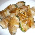 monemaruku's cooksnap of when they made 巻いて焼くだけ！豆腐と大葉の肉巻き.