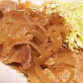 miwskin's cooksnap of when they made ☆すりりんごで豚肉の生姜焼き☆.