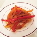 nico's cooksnap of when they made カラフル元気色！カラーピーマンのきんぴら.