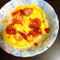 ひまりんりん☆'s cooksnap of when they made レンジで卵とトマト☆簡単ヘルシーオムレツ.