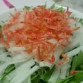 yu28r's cooksnap of when they made 水菜と大根のハリハリサラダ.