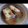 keita521's cooksnap of when they made あんにゃのオニオングラタンスープ♡.