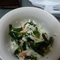 クックZOWFUJ☆'s cooksnap of when they made 新玉葱と長芋ワカメサラダ.