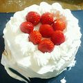 かな's cooksnap of when they made いちごのショートケーキ.