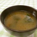 赤い電話's cooksnap of when they made 簡単ピリ辛☆味噌汁にラー油.