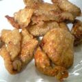 はく雲's cooksnap of when they made 鶏の皮 ♪ おせんべい ♪.