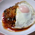 osenoriri's cooksnap of when they made ハンバーグコチュジャンソース.