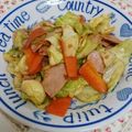 さいさいさいか's cooksnap of when they made キャベツとハムのソース炒め.