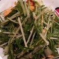 三姉妹たんぽぽママ's cooksnap of when they made 苦味なし!!水菜のサラダ.