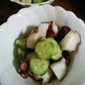 そめはる's cooksnap of when they made タコ・きゅうり・トマトのスタミナ酢♪.