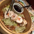 ナピト's cooksnap of when they made カラフルに☆多く見せる蒸しレタスと肉巻き.
