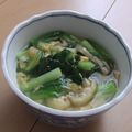 きらり流れ星's cooksnap of when they made 小松菜たまごスープ【JAほこた】.