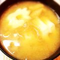koji_mama's cooksnap of when they made お味噌汁　ni　ちくわぶ入れちゃいました.