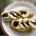 スタイリッシュママ's cooksnap of when they made 簡単!　ｿﾌﾄﾌﾗﾝｽｉｎﾁｮｺﾊﾞﾅﾅ.