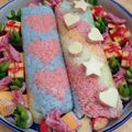 みさくおり's cooksnap of when they made クリスマスロール寿司.