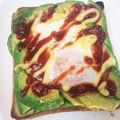 とろりーん's cooksnap of when they made 元気に美肌♡アボカドのエッグトースト.