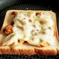 なんなこなんだ's cooksnap of when they made 隠し味はごま油☆納豆トースト☆.