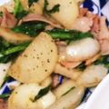 まきりん07's cooksnap of when they made 美味しい副菜♪　カブ＆ベーコンの炒め物.