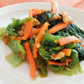 太鼓笛's cooksnap of when they made 小松菜とにんじんのくるみ和え.