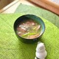 キンプリ's cooksnap of when they made 簡単♡アスパラとウインナーの味噌汁♡.