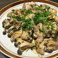 ゆうこじょう's cooksnap of when they made ★鶏肉としめじの大葉マヨ焼き☆.