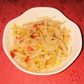 smilestMam's cooksnap of when they made もやしの梅肉ごま和え.