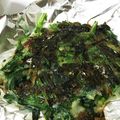 もぐ1v1's cooksnap of when they made じゃがいも生地のモチモチ☆ニラチヂミ.