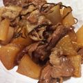 だめよめ～'s cooksnap of when they made 蜂蜜でこってり甘い☆大根と豚肉の煮物.