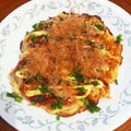kaykelly's cooksnap of when they made もやしと豆腐のふんわりお好み焼き.