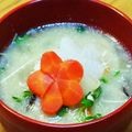 ＊でめきんちゃん＊'s cooksnap of when they made 【とくしま郷土料理】雑煮（白みそ）.