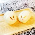 うさぎ姫っこ's cooksnap of when they made ゆずれもん香るうさぎ饅頭.