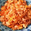 ゆきんこ❄'s cooksnap of when they made 簡単ランチ✳︎豚キムチ炒飯♡.