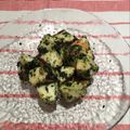 ナピト's cooksnap of when they made ❁ゴマゴマあおさまみれサイコロはんぺん❁.