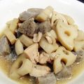 めけてー's cooksnap of when they made 練りごまでコクうま☆れんこんと鶏肉の煮物.
