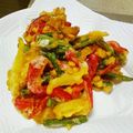 けんけんち's cooksnap of when they made パプリカのカラフルかき揚げ.