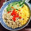 スイーツめるちゃん's cooksnap of when they made 三食そぼろ丼！.