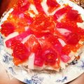 さちひなはな's cooksnap of when they made ちらし寿司 お寿司ケーキ 100日祝い.