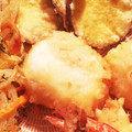 walkey's cooksnap of when they made 天丼に必須!!半熟たまごの天ぷら.