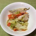 まど姉かおりんこ's cooksnap of when they made 簡単♥鮭のちゃんちゃん焼き.